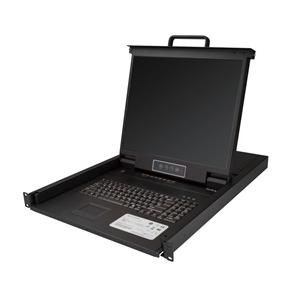 StarTech.com RKCONS1908K console a rack 48,3 cm (19) 1280 x 1024 Pixel Acciaio Nero