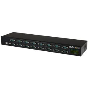 StarTech.com ICUSB23216FD hub di interfaccia USB 2.0 Type-B 480 Mbit/s Nero