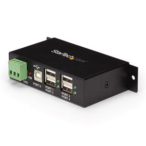 StarTech.com ST4200USBM hub di interfaccia USB 2.0 Type-B 480 Mbit/s Nero