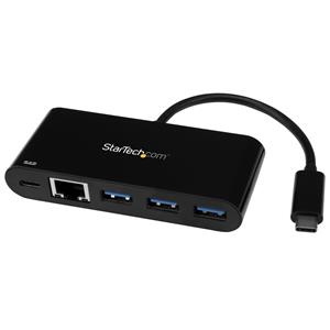 StarTech.com HB30C3AGEPD replicatore di porte e docking station per laptop Cablato USB 3.2 Gen 1 (3.1 Gen 1) Type-C Nero