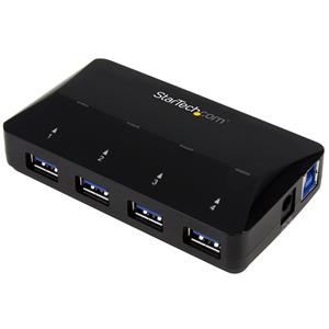 StarTech.com ST53004U1C hub di interfaccia USB 3.2 Gen 1 (3.1 Gen 1) Type-B 5000 Mbit/s Nero