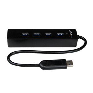 StarTech.com ST4300PBU3 hub di interfaccia USB 3.2 Gen 1 (3.1 Gen 1) Type-A 5000 Mbit/s Nero