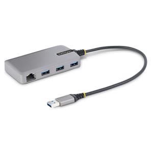 StarTech.com 5G3AGBB-USB-A-HUB replicatore di porte e docking station per laptop Cablato USB 3.2 Gen 1 (3.1 Gen 1) Type-A Grigio