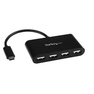 StarTech.com ST4200MINIC hub di interfaccia USB 2.0 Type-C 480 Mbit/s Nero