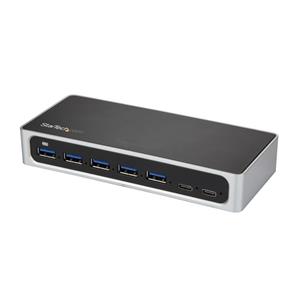 StarTech.com HB30C5A2CSC hub di interfaccia USB 3.2 Gen 1 (3.1 Gen 1) Type-B 5000 Mbit/s Nero, Argento