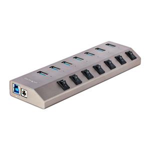 StarTech.com 5G7AIBS-USB-HUB-EU hub di interfaccia USB 3.2 Gen 1 (3.1 Gen 1) Type-B 5000 Mbit/s Grigio