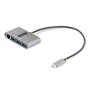 StarTech.com HB30C3A1GEA2 replicatore di porte e docking station per laptop Cablato USB 3.2 Gen 1 (3.1 Gen 1) Type-C Grigio