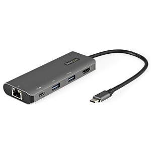 StarTech.com DKT31CHPDL replicatore di porte e docking station per laptop Cablato USB 3.2 Gen 2 (3.1 Gen 2) Type-C Nero, Grigio