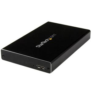 StarTech.com UNI251BMU33 contenitore di unità di archiviazione Box esterno HDD/SSD Nero 2.5