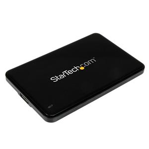 StarTech.com S2510BPU337 contenitore di unità di archiviazione Box esterno HDD/SSD Nero 2.5