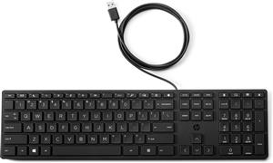 HP Wired Desktop 320K Keyboard tastiera Ufficio USB Nero