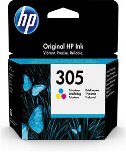 HP 305 Tri-color Original Ink Cartridge cartuccia d'inchiostro 1 pz Resa standard Ciano, Magenta, Giallo