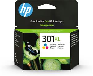 HP 301XL High Yield Tri-color Original Ink Cartridge cartuccia d'inchiostro 1 pz Resa elevata (XL) Ciano, Magenta, Giallo