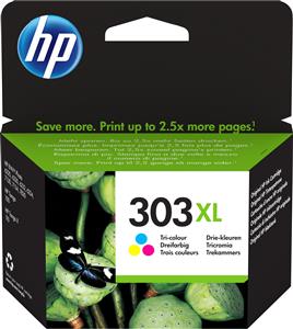 HP 303XL High Yield Tri-color Original Ink Cartridge cartuccia d'inchiostro 1 pz Resa elevata (XL) Ciano, Magenta, Giallo