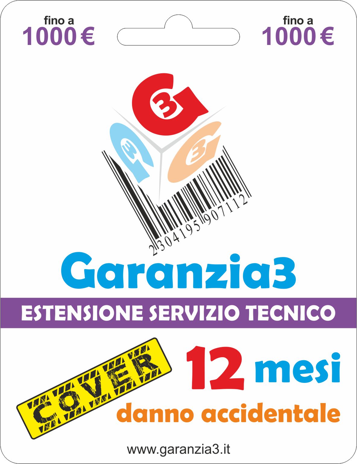 Garanzia3 - Garanzia Cover Massimale 1000€