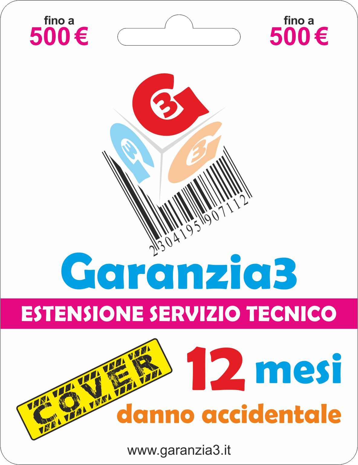 Garanzia3 - Garanzia Cover Massimale 500€